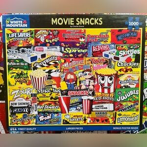 White Mountain Movie Snacks puzzle